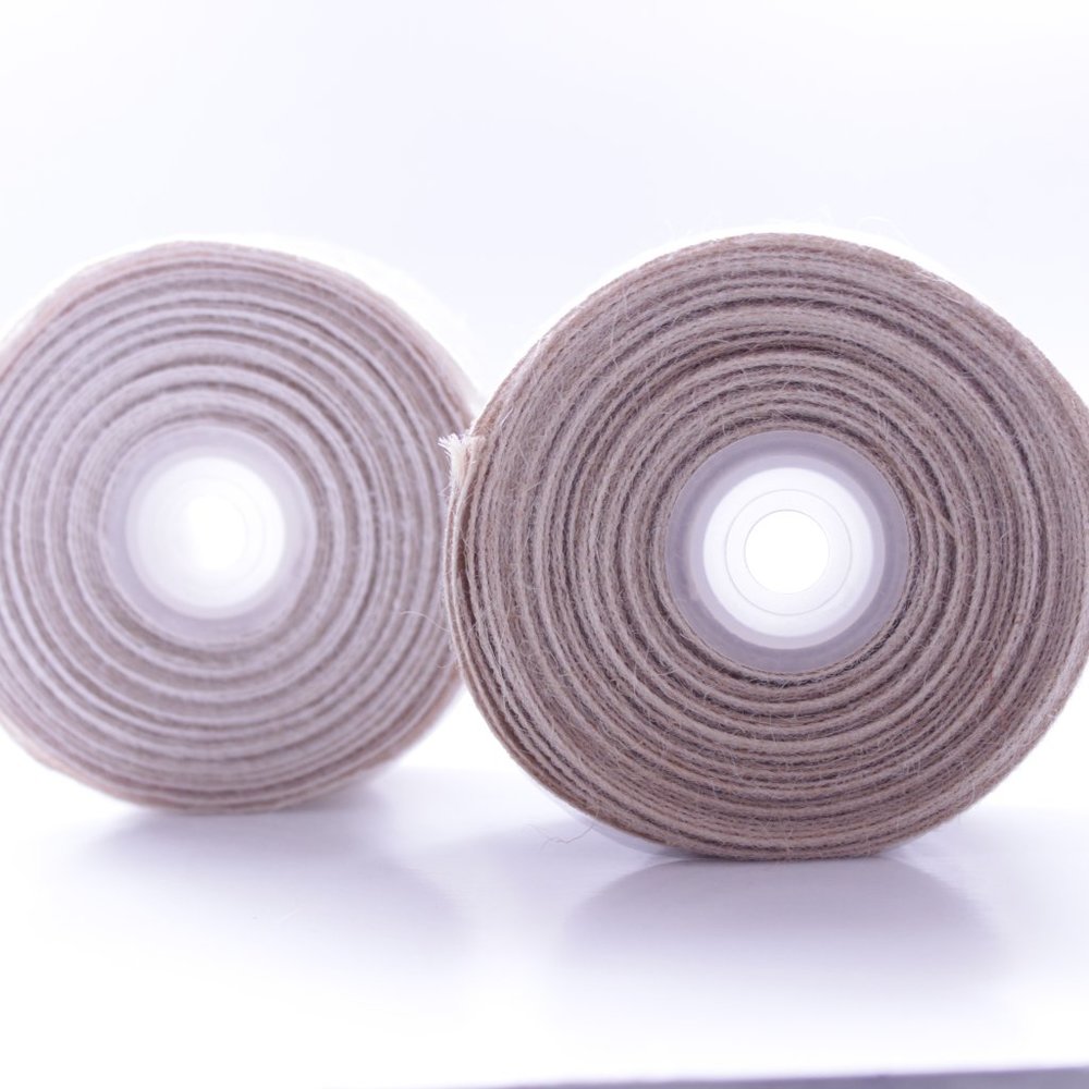 1.5" Burlap Jute Ribbon Natural or Ivory - Picture 9 of 10